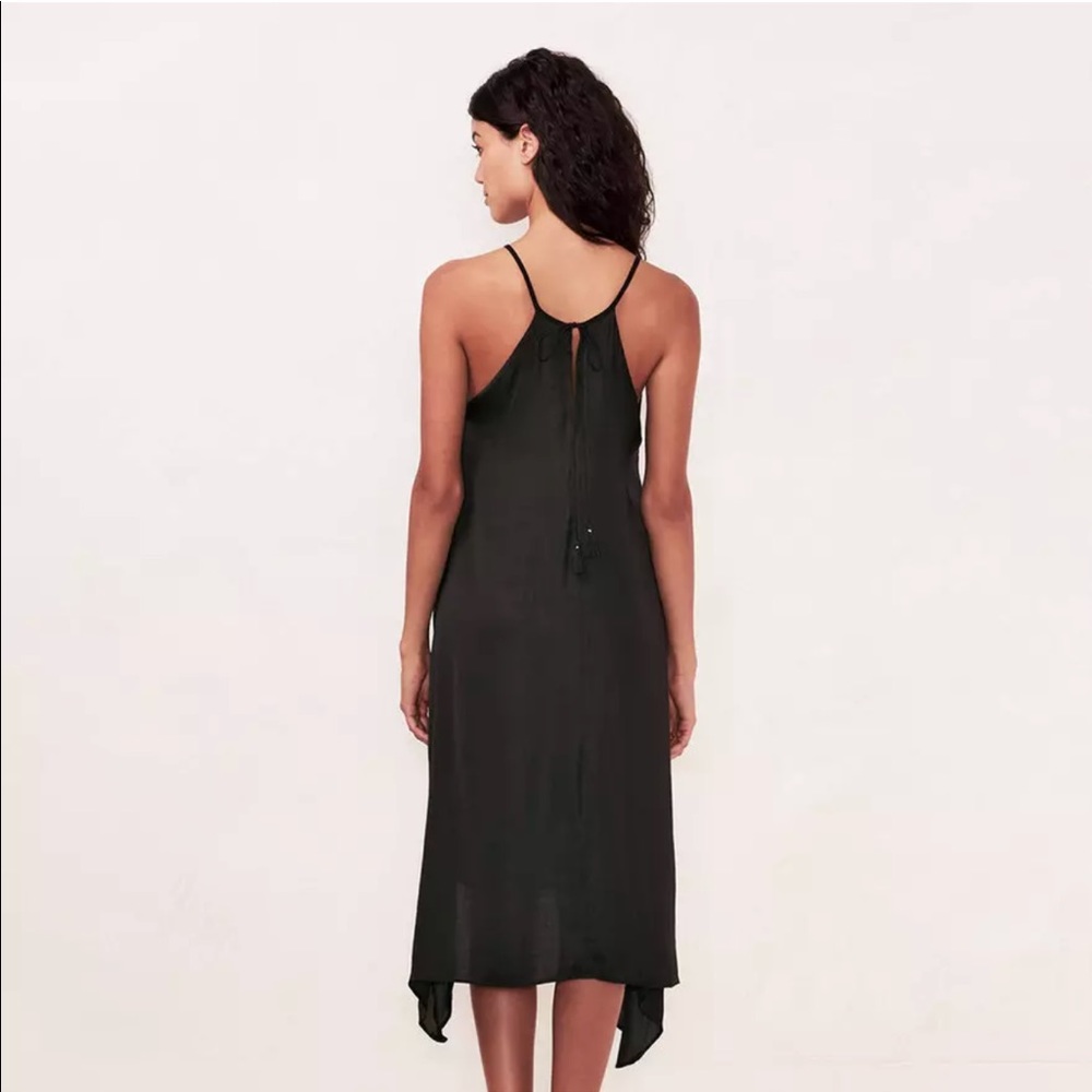 NWT Lauren Conrad - Black Halter Slip Dress - Picture 2 of 6